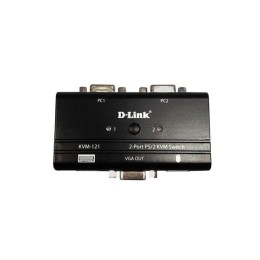 Переключатель KVM-121/B1A 2-порт. порты: VGA и PS/2 D-Link 197113