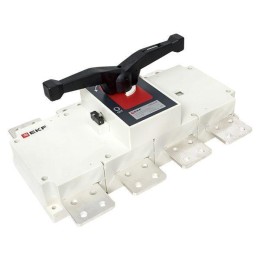 Рубильник-выключатель 4п 1250А с рукояткой управления для прямой установки PowerSwitch EKF psds-1250