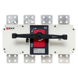 Рубильник-выключатель 4п 1600А с рукояткой управления для прямой установки PowerSwitch EKF psds-1600