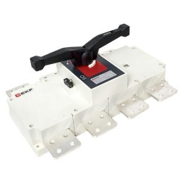 Рубильник-выключатель 4п 1600А с рукояткой управления для прямой установки PowerSwitch EKF psds-1600