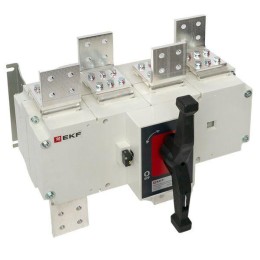 Рубильник-выключатель 4п 2000А с рукояткой управления для прямой установки PowerSwitch EKF psds-2000