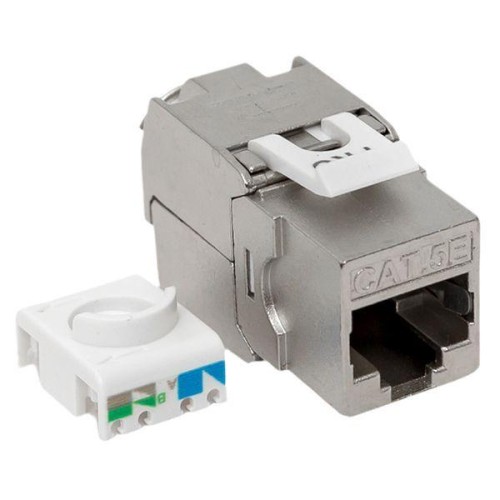 Модуль Keystone кат.5E STP экранир. 110 IDC 180град. самозажимной (Toolless) TERACOM PRO EKF TRP-KST