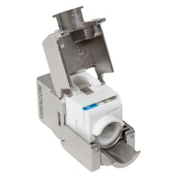 Модуль Keystone кат.5E STP экранир. 110 IDC 180град. самозажимной (Toolless) TERACOM PRO EKF TRP-KST