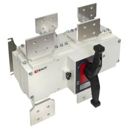 Рубильник-выключатель 4п 2500А с рукояткой управления для прямой установки PowerSwitch EKF psds-2500