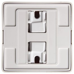 Розетка 1-м ОП Хит 10А IP20 250В без заземл. защ. шторки с изолир. пластиной бел. SE RA10-137I-B