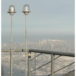 Трубостойка для ЗОМ (СДЗО) L=1.5м усилен. d34мм (переходник с резьбой G1хG3/4 - 2шт) оцинк. Световод