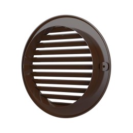 Решетка вентиляционная наружная круглая 161мм фланец 125 StreetLine корич. ERA 12РКН кор
