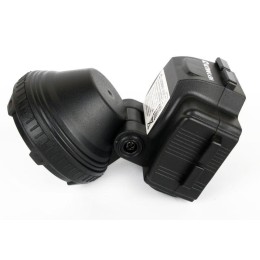 Фонарь аккумуляторный налобный LED5366 LED 2 режима 220В пластик. черн. (бокс) Ultraflash 11649