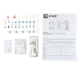 Щит комбинированный встраив. Nova 2 DIN-рейки + 2 монтаж. платы 4 габарит IP41 с метал. перфорирован