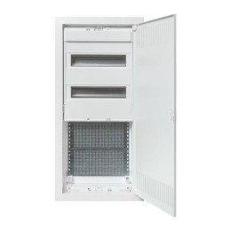 Щит комбинированный встраив. Nova 2 DIN-рейки + 2 монтаж. платы 4 габарит IP41 с метал. перфорирован