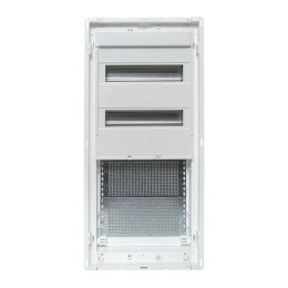 Щит комбинированный встраив. Nova 2 DIN-рейки + 2 монтаж. платы 4 габарит IP41 с метал. перфорирован