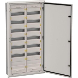 Корпус ЩРв-168 (2х84) TITAN 5 1130х625х130мм IP31 (одна дверь) сер. метал. IEK TI5-50-V-2X084-31-703