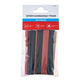 Набор трубок термоусадочных тонкостен. №6 (МАКСИМУМ) разноцвет. Rexant 29-0106