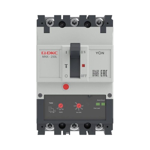Выключатель автоматический 3P 250А 70кА pro MNX250L при AC415V расцепитель TMM YON MNX250L3PTMM0250