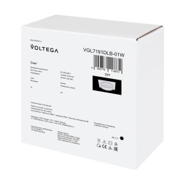 Спот Flip GX53х1 15Вт IP20 Voltega VGL7191DLB-01W