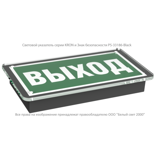 Указатель световой BS-KRON-73-S1-INEXI3-MSS2 Black Белый свет a32223