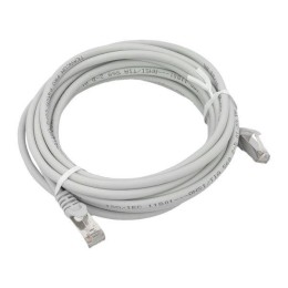 Патч-корд кат.5E FTP экранир. LSZH сер. 5.0м TERACOM PRO EKF TRP-5EFTP-LSH-5M-GY