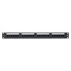 Патч-панель 19дюйм 1U кат.5E UTP неэкранир. 24 порта RJ45 Dual IDC TERACOM PRO EKF TRP-PPNL-5EUTP-1U