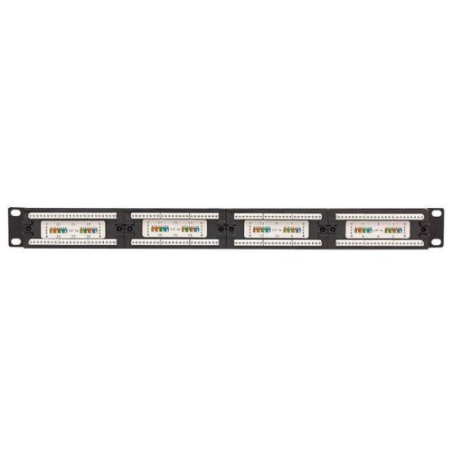 Патч-панель 19дюйм 1U кат.5E UTP неэкранир. 24 порта RJ45 Dual IDC TERACOM PRO EKF TRP-PPNL-5EUTP-1U