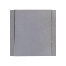 Выключатель проходной 1-кл. СП FORTE&PIANO 10А FP503 сталь IEK FP-V12-0-10-1-K46