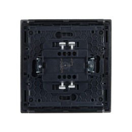 Выключатель проходной 1-кл. СП FORTE&PIANO 10А FP503 сталь IEK FP-V12-0-10-1-K46