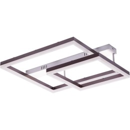 Люстра светодиодная ECLIPSE 88Вт 585х500х130мм 30кв.м потолочная ДУ 3 режима диммир. бел./корич. Rit