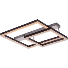 Люстра светодиодная ECLIPSE 88Вт 585х500х130мм 30кв.м потолочная ДУ 3 режима диммир. бел./корич. Rit