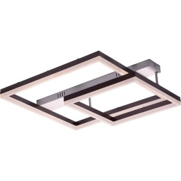 Люстра светодиодная ECLIPSE 88Вт 585х500х130мм 30кв.м потолочная ДУ 3 режима диммир. бел./корич. Rit