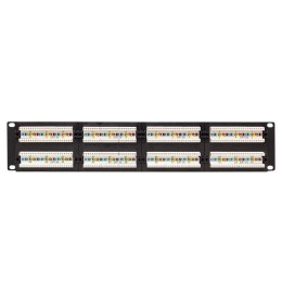 Патч-панель 19дюйм 2U кат.5E UTP неэкранир. 48 портов RJ45 Dual IDC TERACOM PRO EKF TRP-PPNL-5EUTP-2