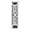 Патч-панель настенная кат.5E UTP неэкранир. 12 портов RJ45 Dual IDC TERACOM PRO EKF TRP-WPP-5EUTP-12