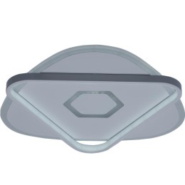 Люстра светодиодная RIFLESSO 90Вт 520х520х60мм 38кв.м потолочная ДУ 3 режима диммир. бел. Ritter 523