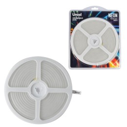 Лента светодиодная ULS-N01-2835-120LED/m-6mm-IP67-DC12V-9W/m-5M-4000K NEON гибкая герметичная (блист