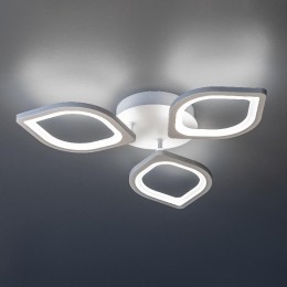 Люстра светодиодная TERAMO 52Вт 480х480х75мм 17кв.м потолочная ДУ 3 режима диммир. бел. Ritter 52359