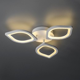 Люстра светодиодная TERAMO 52Вт 480х480х75мм 17кв.м потолочная ДУ 3 режима диммир. бел. Ritter 52359