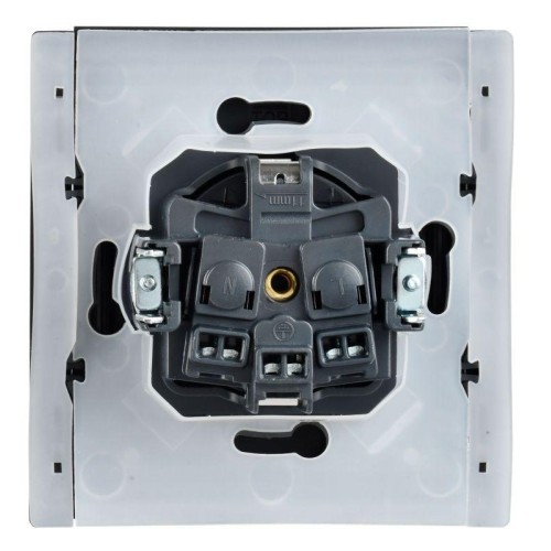 Розетка СП FORTE&PIANO 16А IP44 FP521 с заземл. защ. шторки с крышкой винт. крепл. сталь IEK FP-R16-