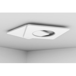 Люстра светодиодная BREZZO 100Вт 755х600х50мм 44кв.м потолочная ДУ 3 режима диммир. бел. Ritter 5239