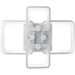 Люстра светодиодная SPOLETO 100Вт 590х390х120мм 34кв.м потолочная ДУ 3 режима диммир. бел. Ritter 52