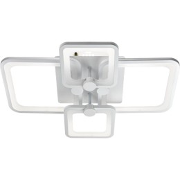 Люстра светодиодная SPOLETO 100Вт 590х390х120мм 34кв.м потолочная ДУ 3 режима диммир. бел. Ritter 52