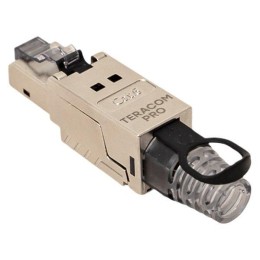 Коннектор полевой заделки RJ45 (8P8C) STP экранир. для кабеля кат.6 TERACOM PRO EKF TRP-PLUG-6STP-FS
