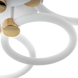 Люстра светодиодная OTTIMO Алиса 144Вт 2700К/4200К/6400К 605х560х130мм 65кв.м ДУ 3 режима диммир. бе