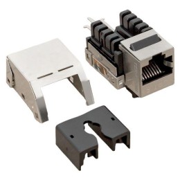 Модуль розеточный Keystone RJ45 кат.6 FTP экранир. 110 IDC 90град. TERACOM PRO EKF TRP-KSTN-SOCK-90D