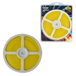Лента светодиодная гибкая ULS-N01-2835-120LED/m-6mm-IP67-DC12V-9W/m-5M-YELLOW NEON (блист. 5м) свет