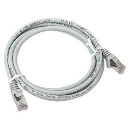 Патч-корд кат.6 экранированный FTP оболочка LSZH сер. (2.0м) TERACOM PRO EKF TRP-6FTP-LSH-2M-GY