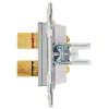 Аудиорозетка 4-м SKANDY SK-A01N никель IEK SK-S40-K50