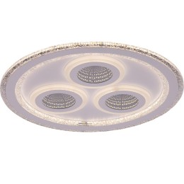 Люстра светодиодная ALTO 120Вт 470х50мм 45кв.м потолочная ДУ 3 режима диммир. бел. Ritter 52307 3