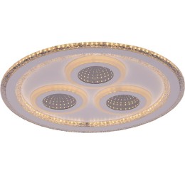 Люстра светодиодная ALTO 120Вт 470х50мм 45кв.м потолочная ДУ 3 режима диммир. бел. Ritter 52307 3