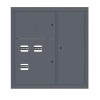 Щит этажный 3кв. RAL7024 (1000х950х160) PROxima EKF mb29-v-3-ral7024