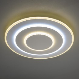 Люстра светодиодная GALASSIA 78Вт 2700К+6400К/4200К/6400К+2700К 470х55мм 35кв.м ДУ 3 режима диммир.