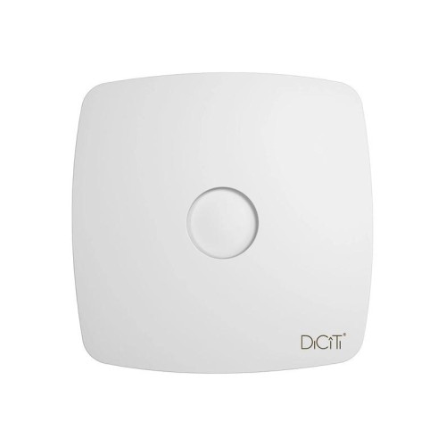 Вентилятор накладной RIO D100 обратн. клапан Matt white DiCiTi RIO 4C Matt white