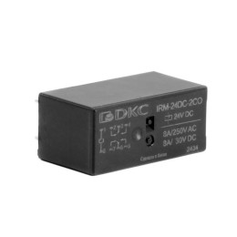 Реле миниатюрное низкопрофильное 2CO ком. ток 8А AgSnO2 напряжение 110В DC DKC IRM-110DC-2CO